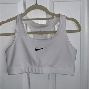 White Nike Sports Bra